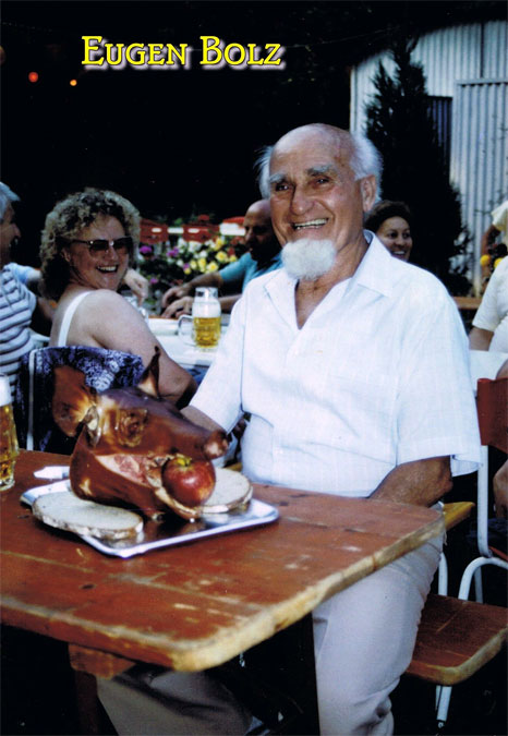 Eugen Bolz beim Essen